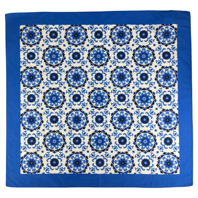 BANDANA 70X70 80%CO 20%SETA