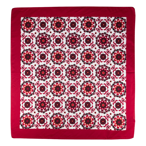 BANDANA 70X70 80%CO 20%SETA