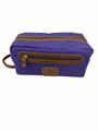 BEAUTYCASE TESSUTO E PELLE 26X12X14