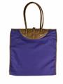 ROTOLO M SHOPPING BAG TESSUTO E CUOIO 49X43